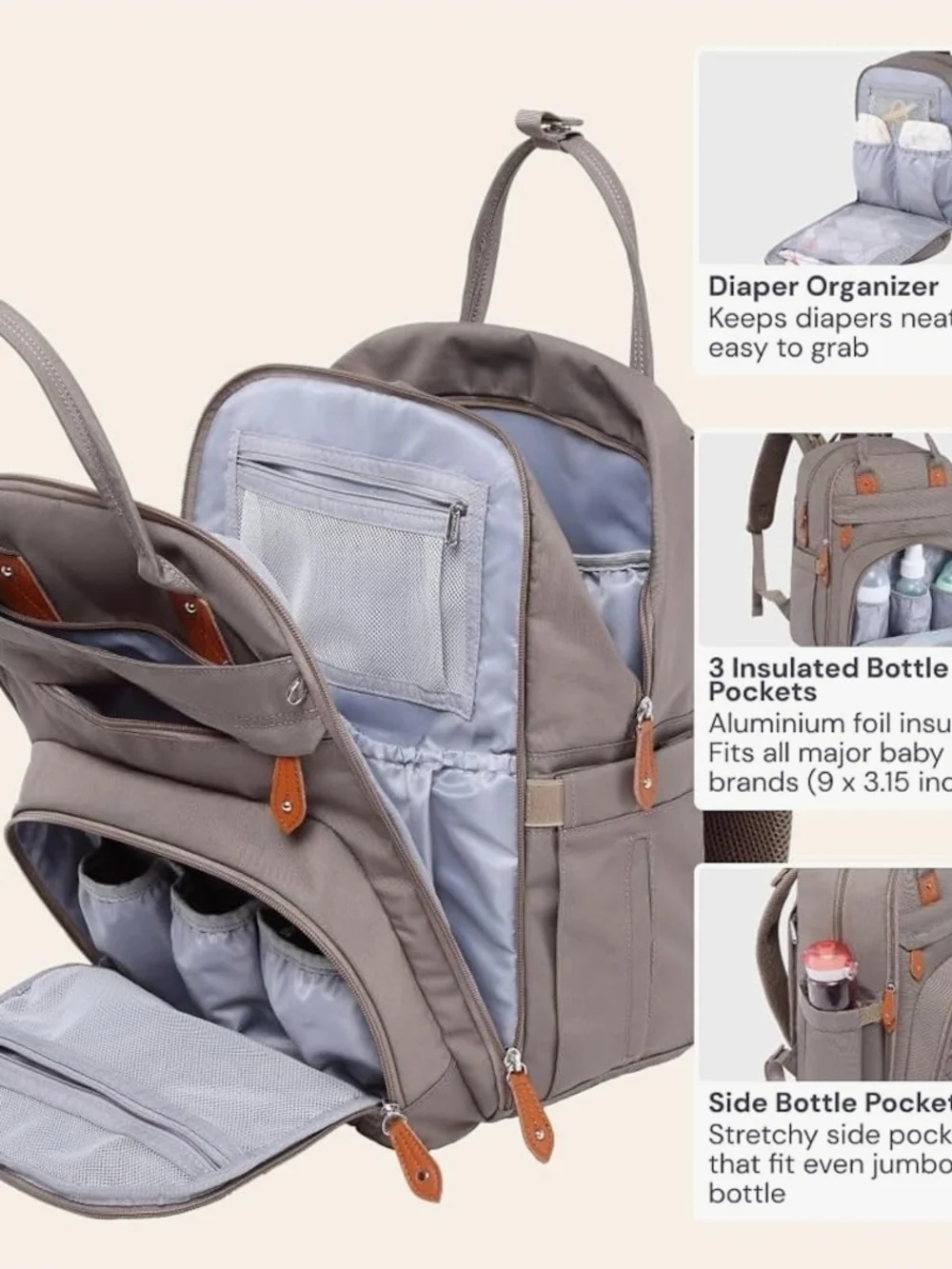 BabbleRoo Diaper Bag